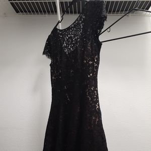Black cocktail dress